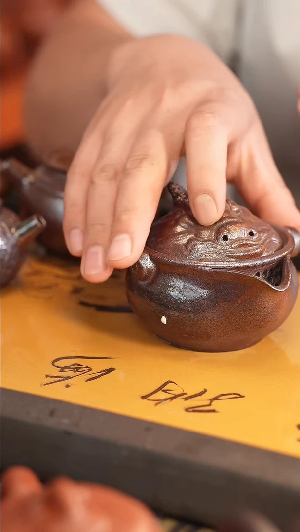 茶壶紫砂原矿手工制作