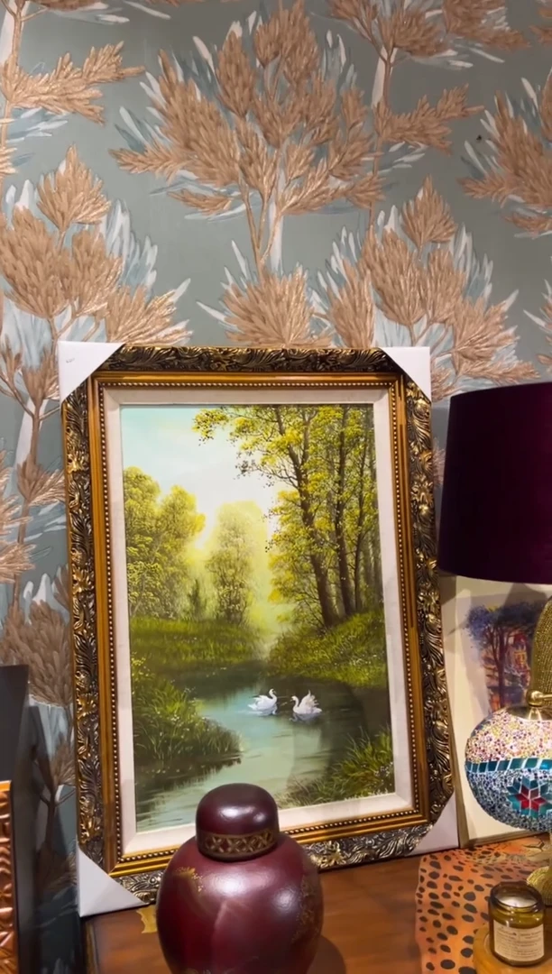 向向家艺术家具外贸捡漏画