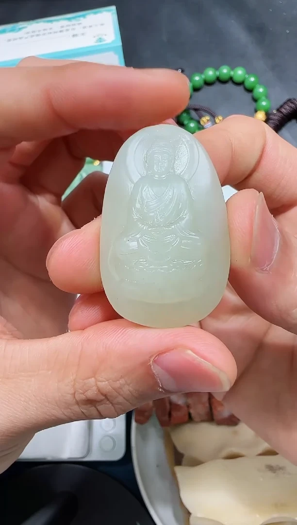 颈饰未镶嵌和田玉6*1吊坠