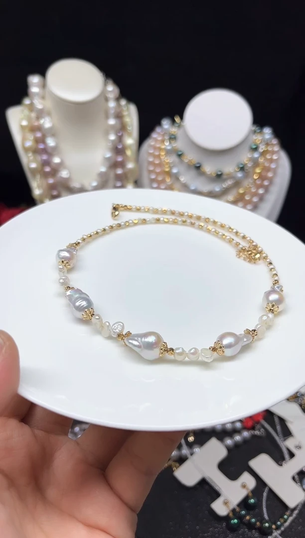 【闪购商品】淡水珍珠颈饰未镶嵌多人