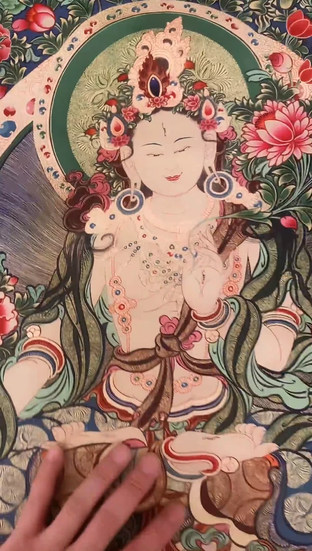 装裱画精美唐卡tk16058