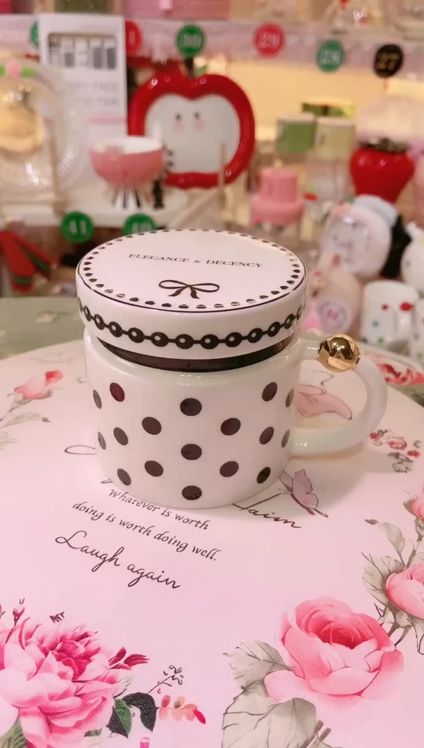 【闪购商品】摆件波点咖啡杯品质好，发货快，放心拍