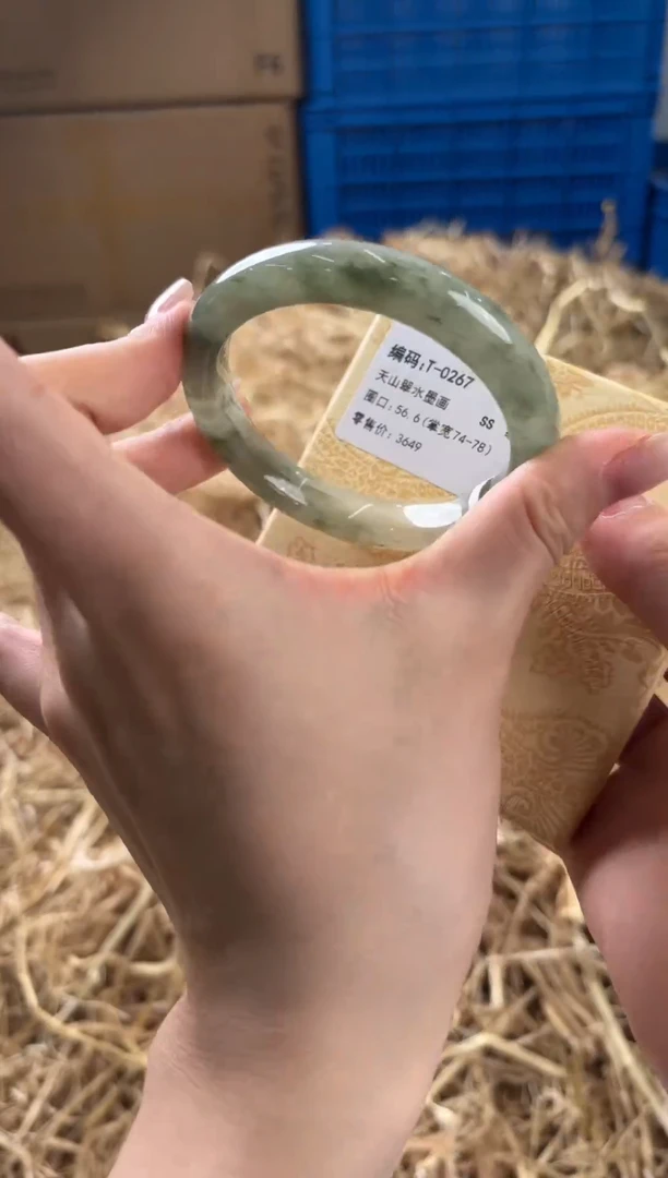 未镶嵌手镯石英质玉T-0264