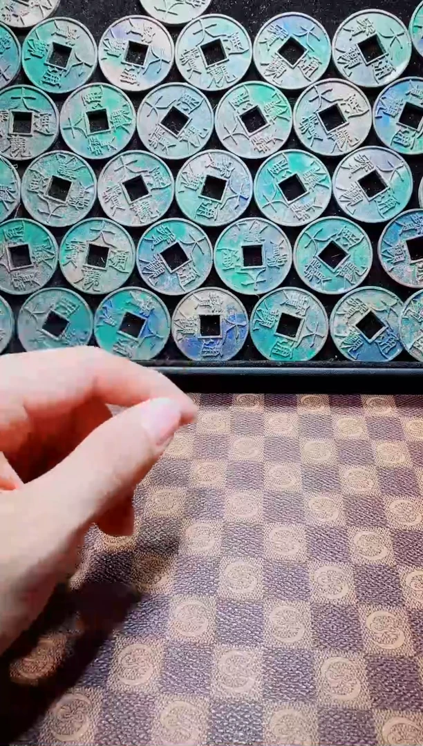 铜F*LA169闻德乾隆山底隆十二枚册24+（黄亮）(斐龍)