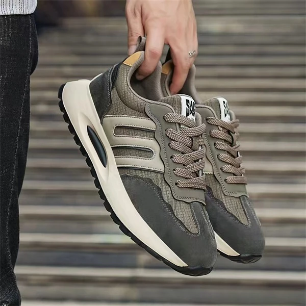 【爆款推荐】男士皮面时尚轻便舒适运动潮流百搭软底休闲男鞋潮鞋