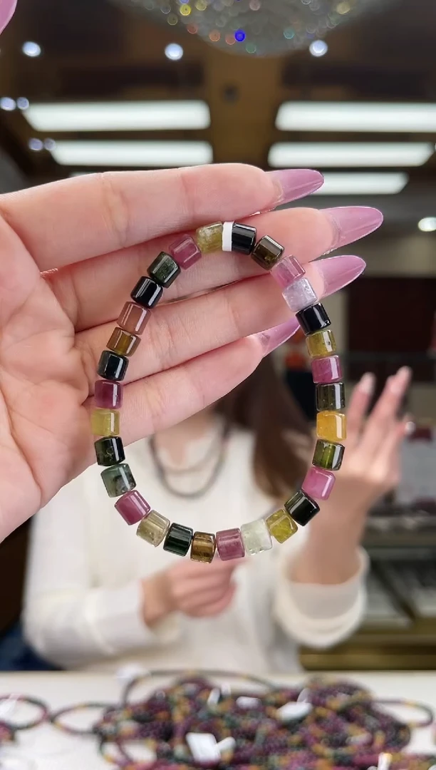 【闪购商品】碧玺/未镶嵌碧玺直切手串10多样性发货