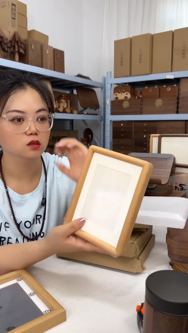 木7寸榉木实木相框