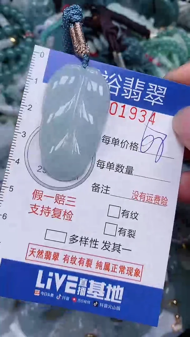 翡翠未镶嵌颈饰...0001934