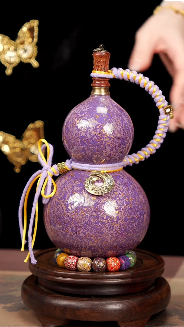 【闪购商品】37易林高端工艺大漆酒葫芦--488