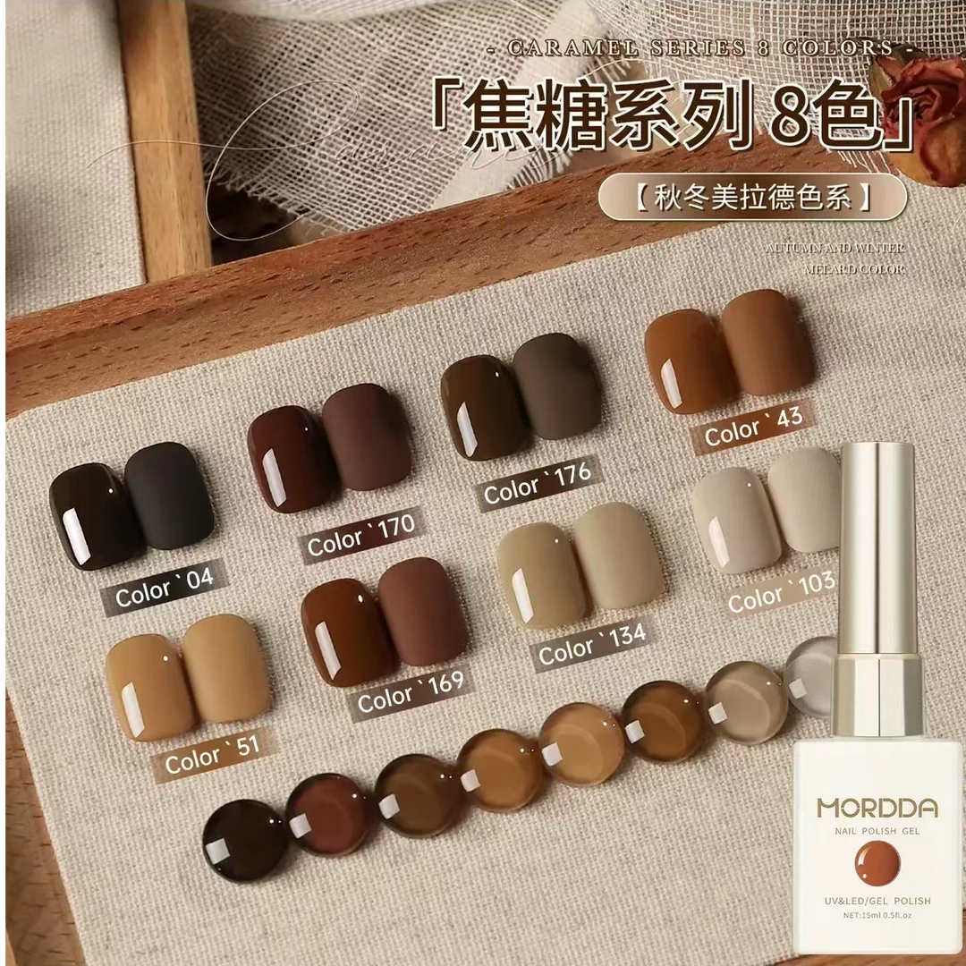 沐沐美甲-打孔瓶纯色店用级甲油胶（15ml）