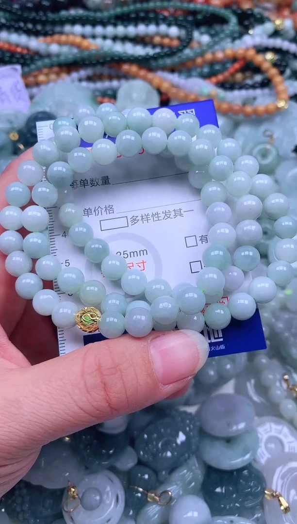 颈饰未镶嵌翡翠天然翡翠