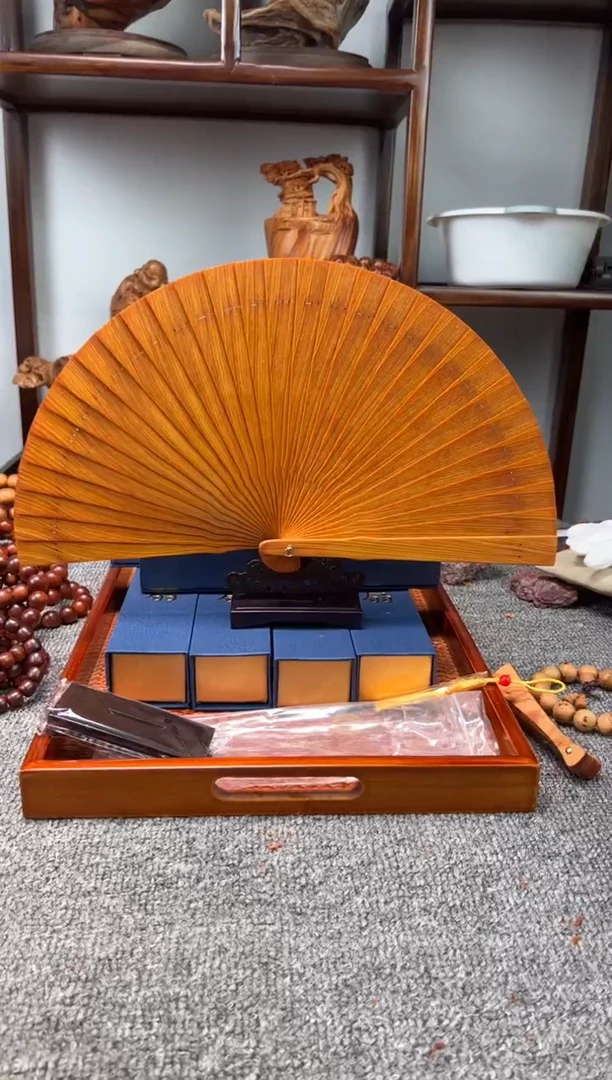 柏木（崖柏）太行崖柏精品手工苏扇