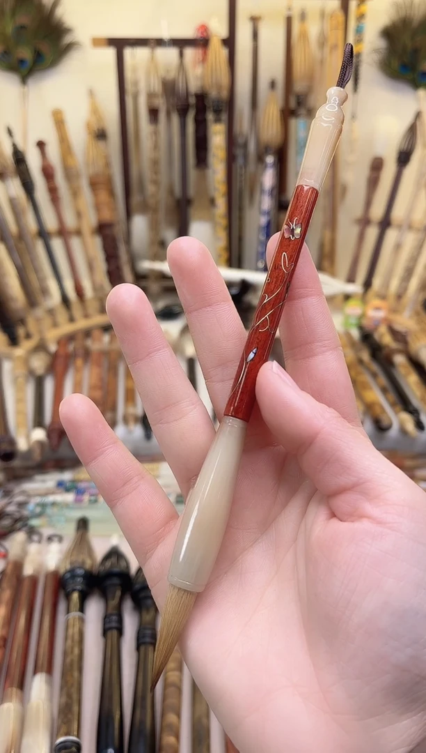 【清水试笔，拒绝蘸墨】墨舞笔庄毛笔1支