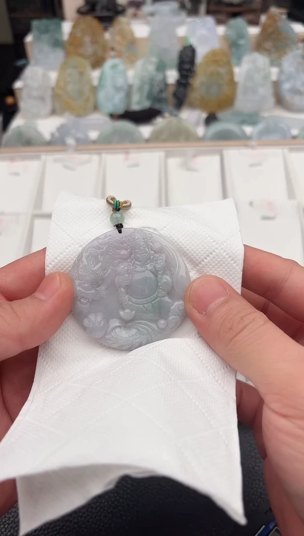 翡翠未镶嵌颈饰天然翡翠吊坠165