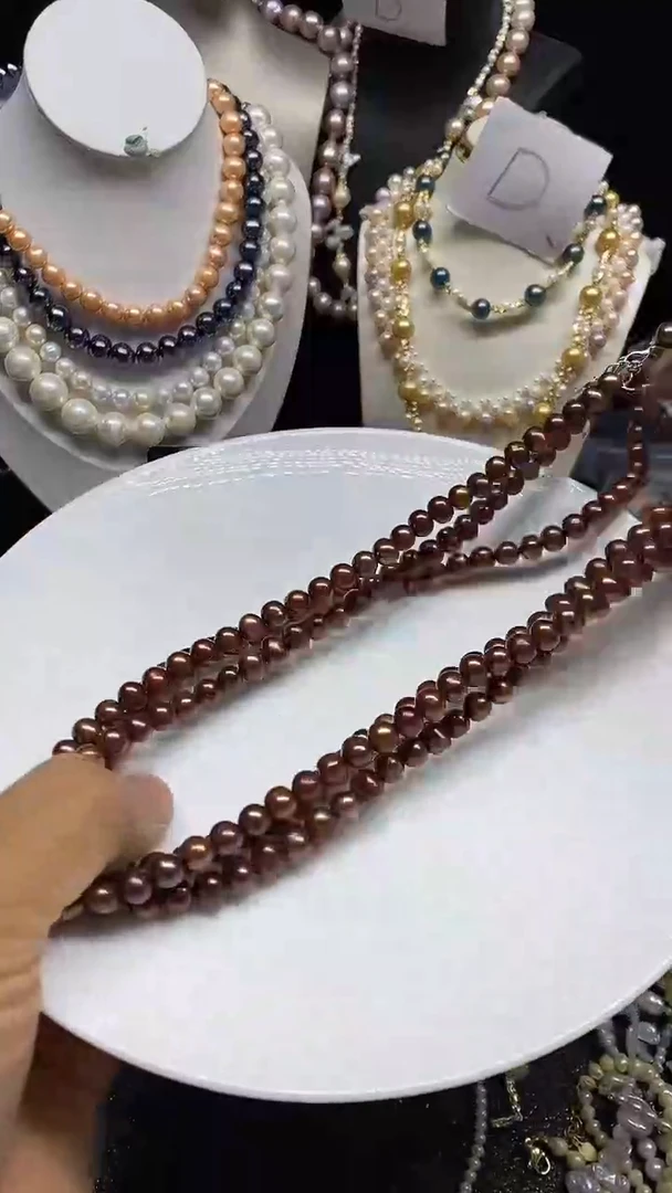 淡水珍珠未镶嵌颈饰多人