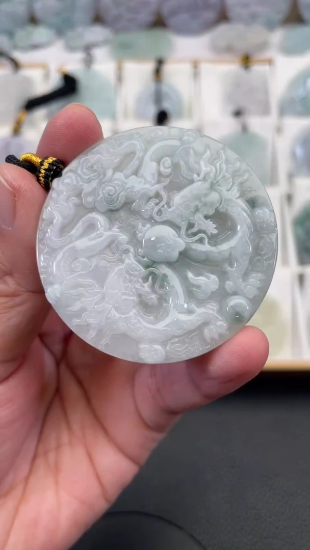 颈饰未镶嵌翡翠天然缅甸翡翠A货187