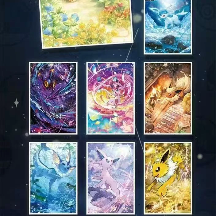 欧阳晞【口袋文创】A6色纸神奇宝贝盲盒国卡二创（默认代拆）