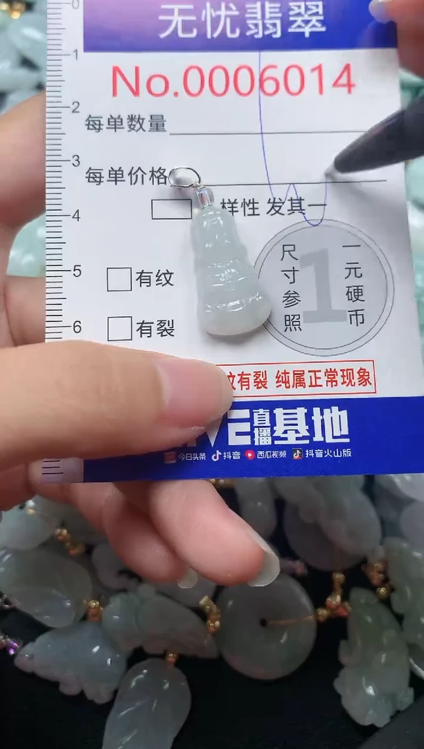 颈饰未镶嵌翡翠6014