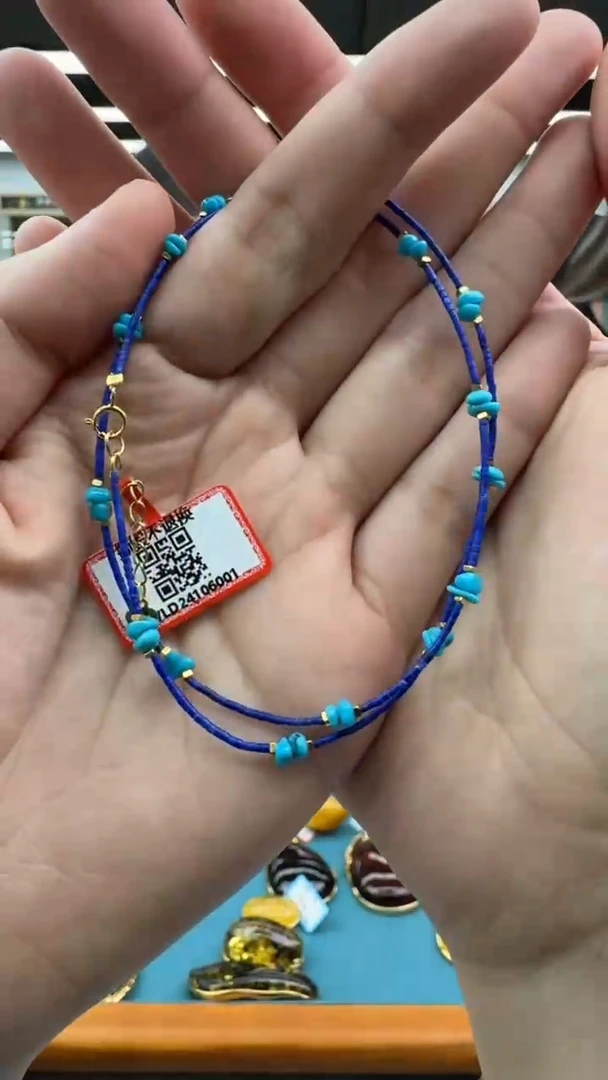 【闪购商品】绿松石颈饰未镶嵌81秒拍号