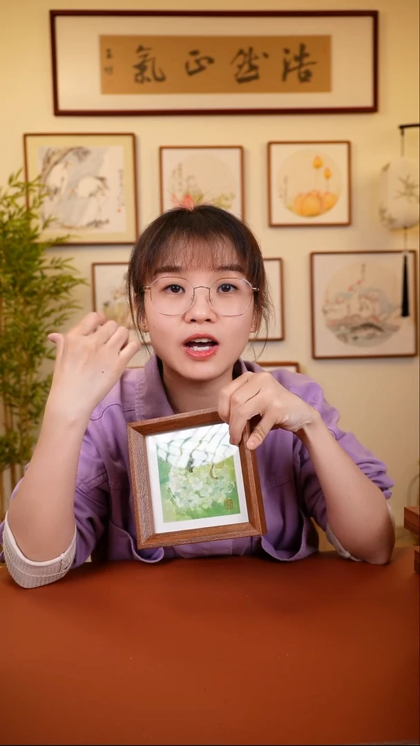 横款鹿鸣现代美术馆-岳倚竹老师作品