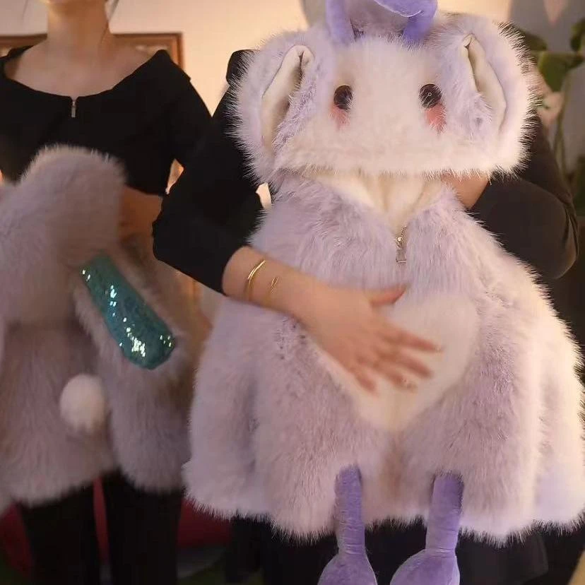 海宁1【小紫】2024新款冬季保暖时尚洋气加厚外套