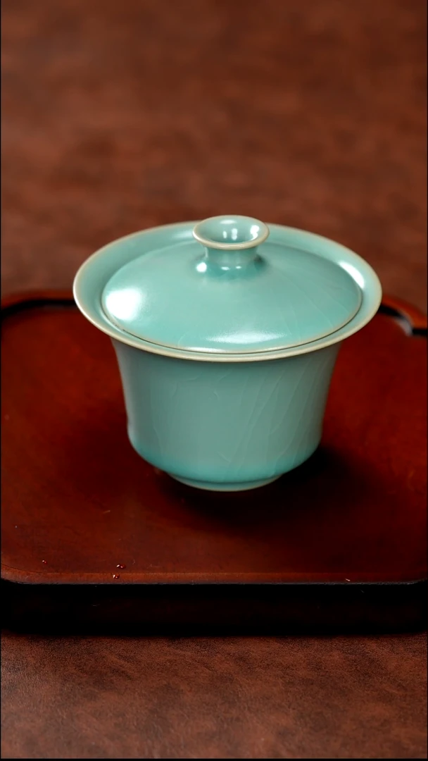 80     马蹄三才盖碗