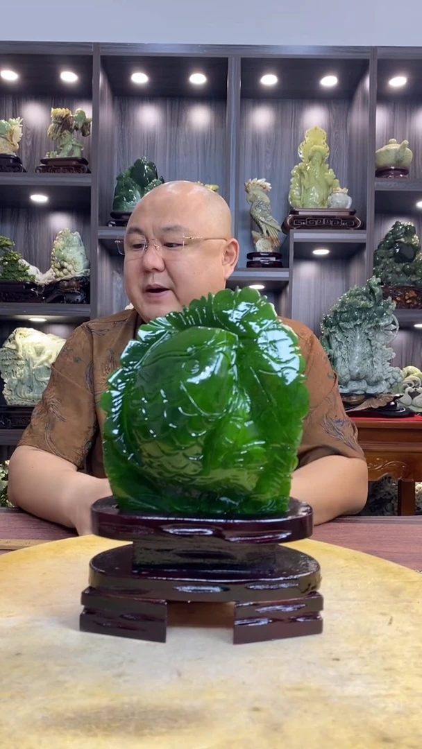 玉干****境玉岫岩料手工雕刻摆件居家装饰送礼一物一图