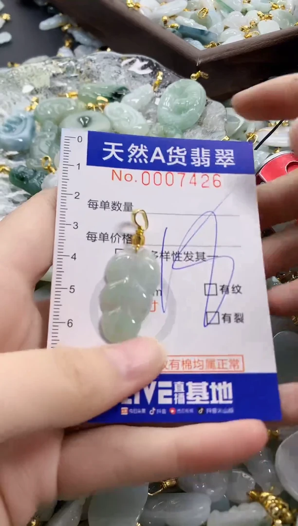 颈饰未镶嵌翡翠天然A货翡翠