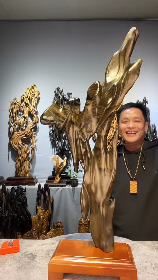 【闪购商品】金丝楠金丝楠小叶桢楠随行摆件81