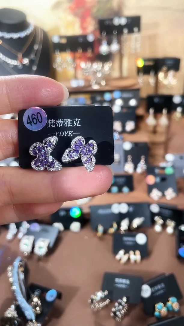 合金925银锆石梵460