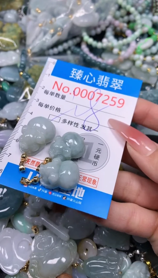 【闪购商品】翡翠颈饰未镶嵌含绳0007259