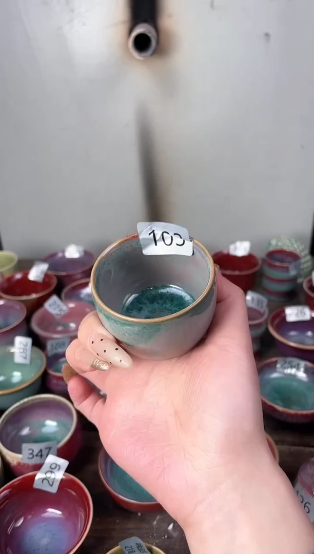 【闪购商品】摆件钧瓷手工茶器窑变