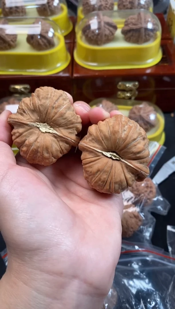 把件文玩核桃南瓜墩44尺x154