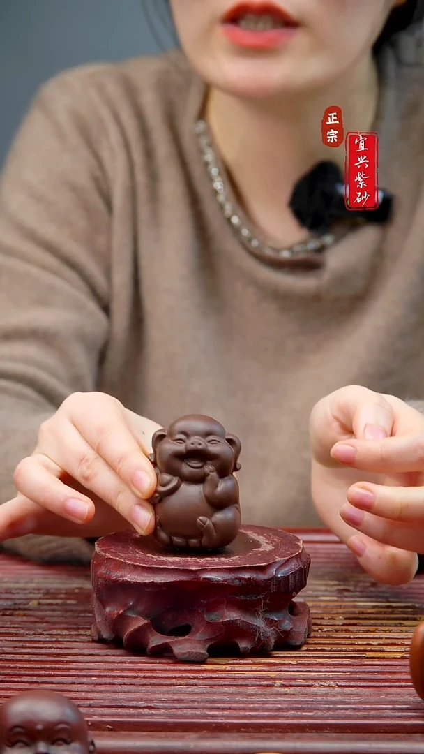 紫砂茶宠宜兴紫砂茶宠摆件