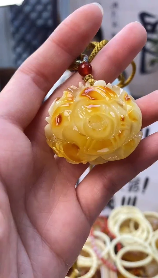 裸石琥珀未镶嵌天然琥珀蜜蜡