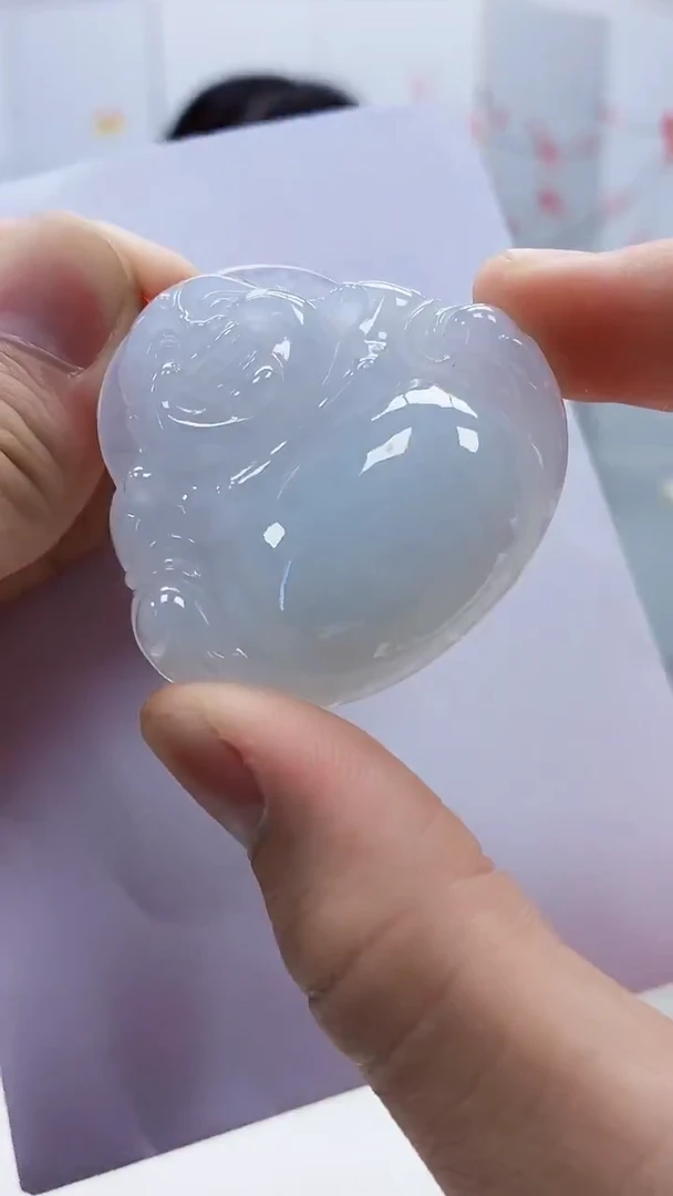 未镶嵌定制翡翠雨***…4852bb-毛货挂件