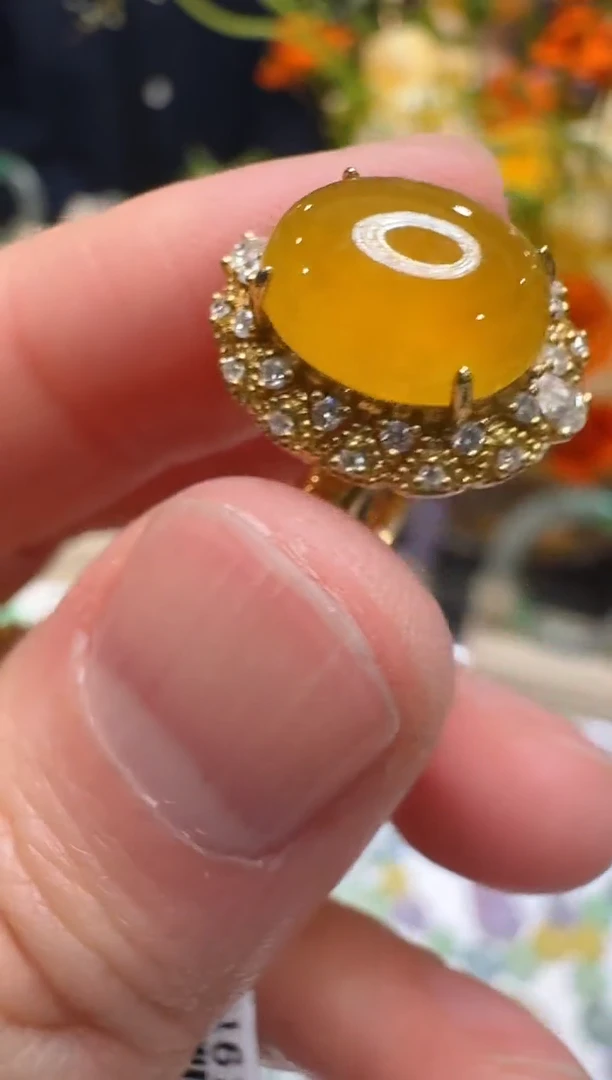 【闪购商品】翡翠戒指18K金镶嵌多样性团购发一件