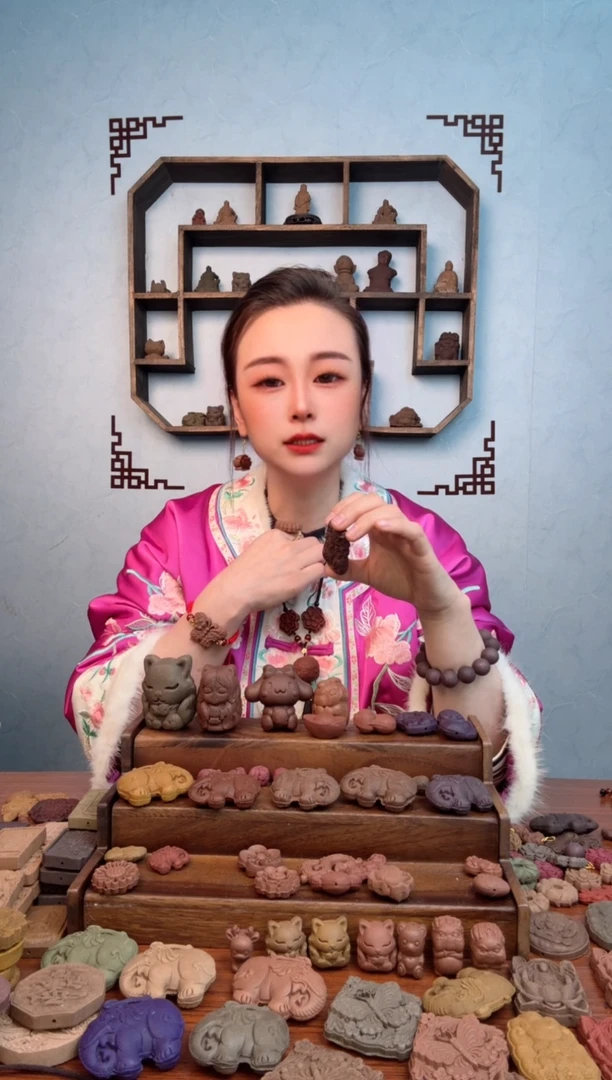 【闪购商品】泥塑瑕疵天木臧香凤九狐狸