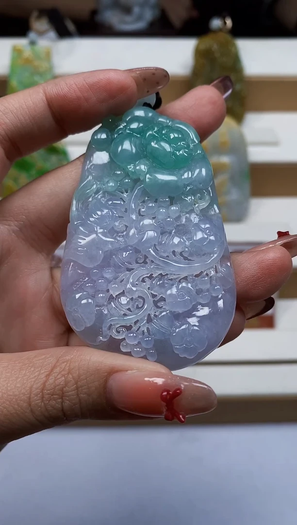 颈饰未镶嵌翡翠翡翠A货