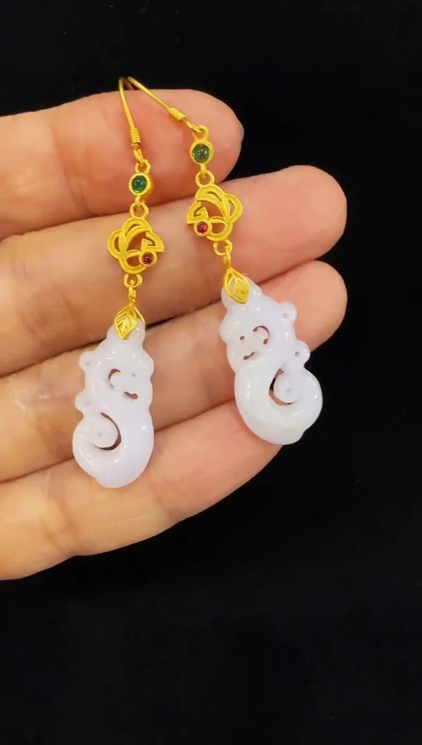 颈饰未镶嵌翡翠国风