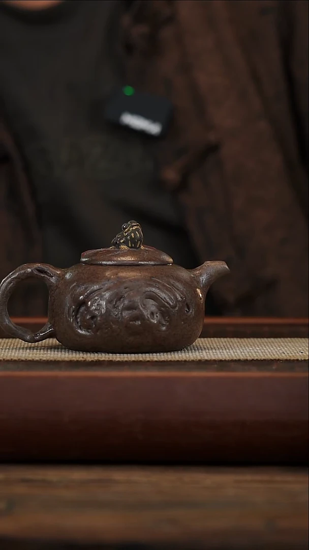 茶壶紫砂柴烧龚春微瑕250容量