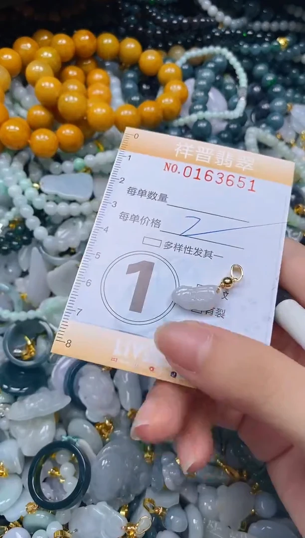 翡翠未镶嵌颈饰闪购0163651