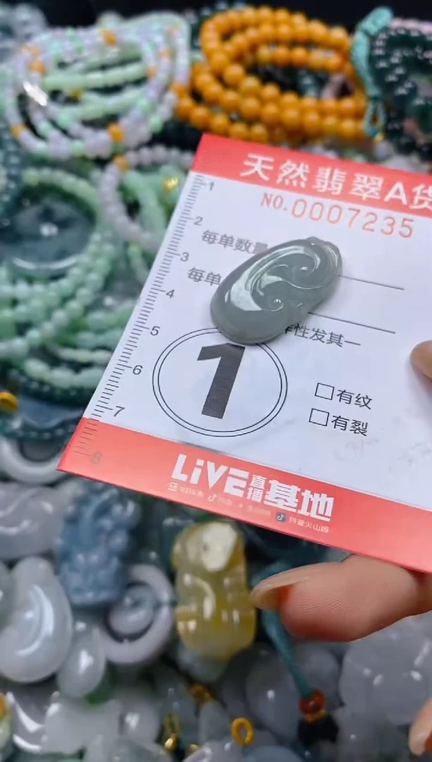 翡翠未镶嵌颈饰闪购0007235