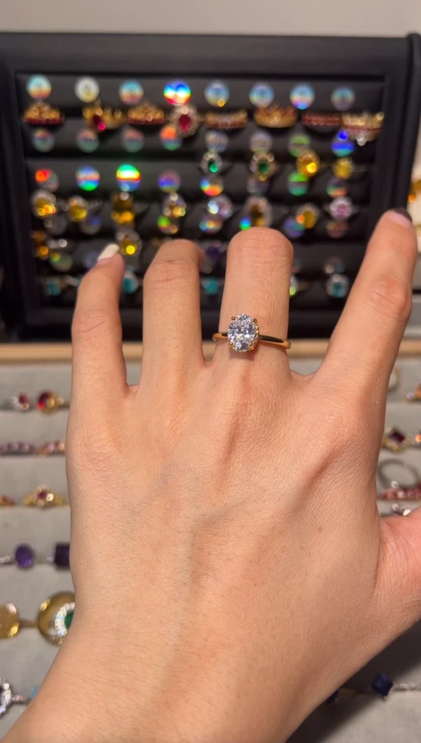 【闪购商品】蓝宝石戒指银S925镶嵌15632