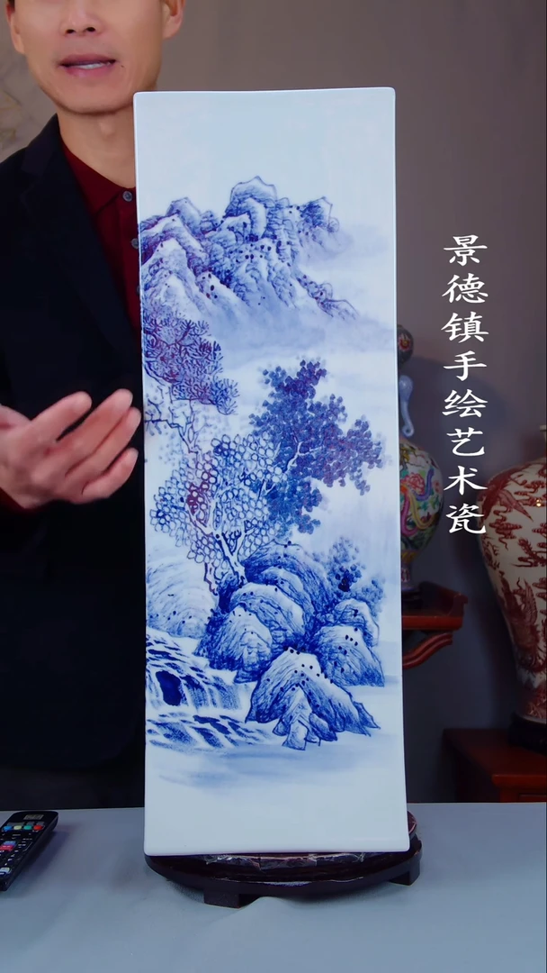 摆件陶景德镇手工手绘陶瓷摆件69
