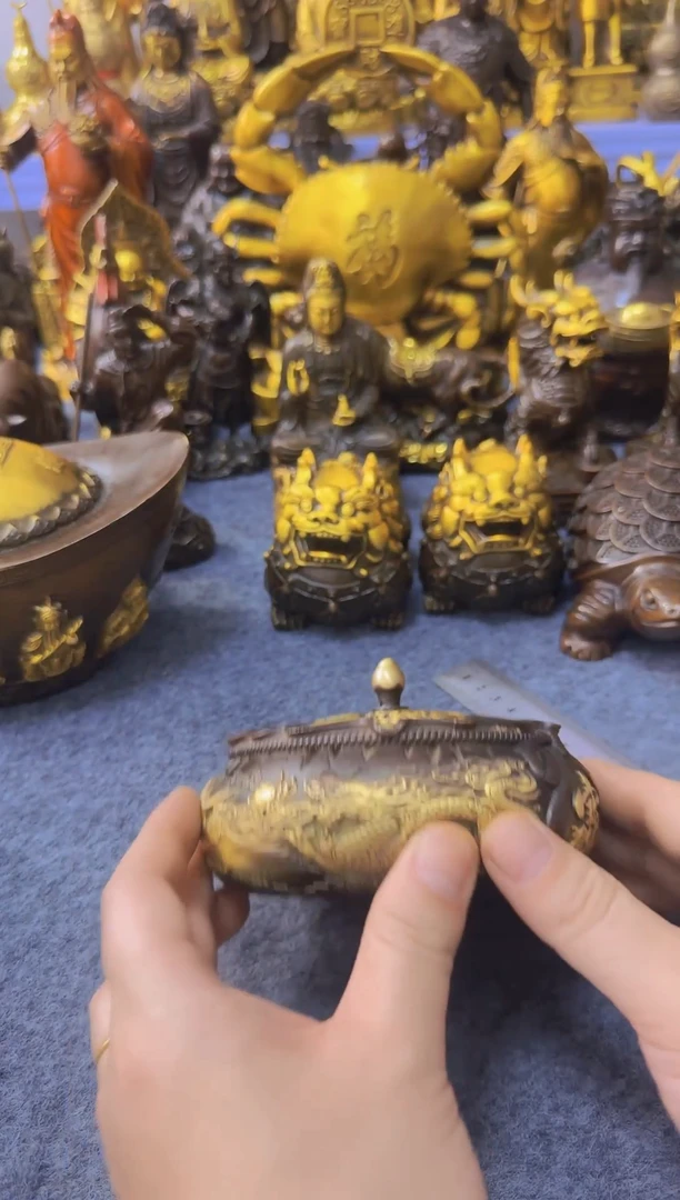 老黄黄铜摆件装饰品