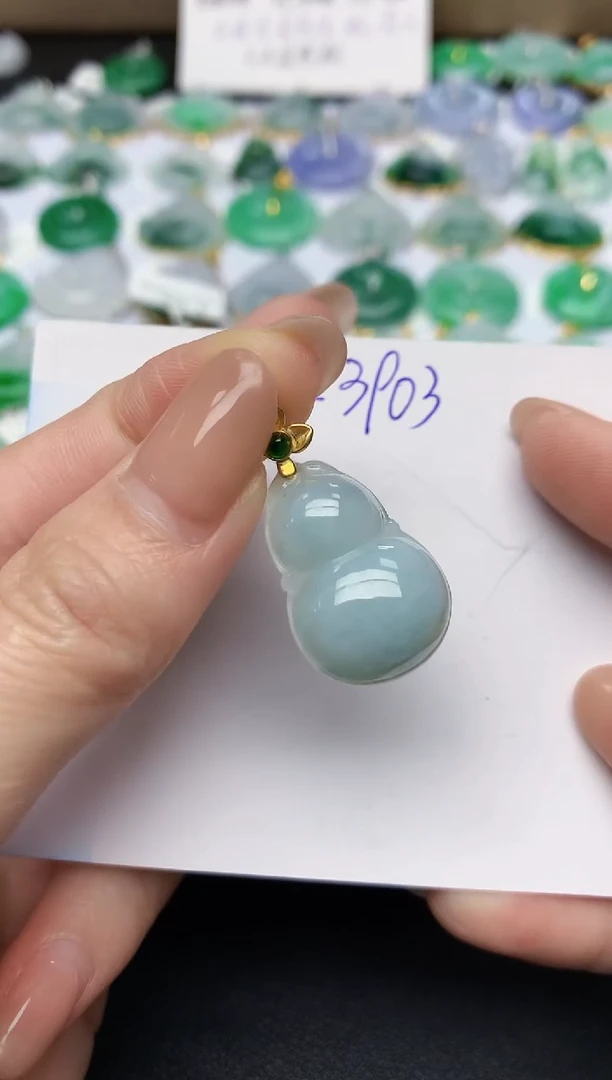 颈饰未镶嵌翡翠天然缅甸A货翡翠百元以上9元证书费自理