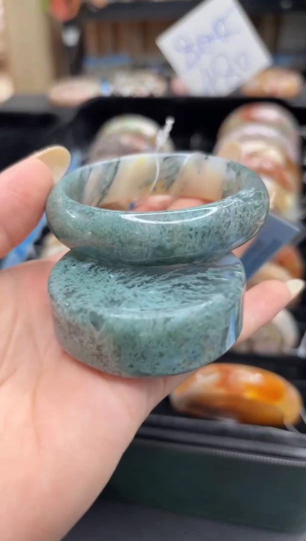 未镶嵌手镯石英质玉C323(54圈赠送镯心)