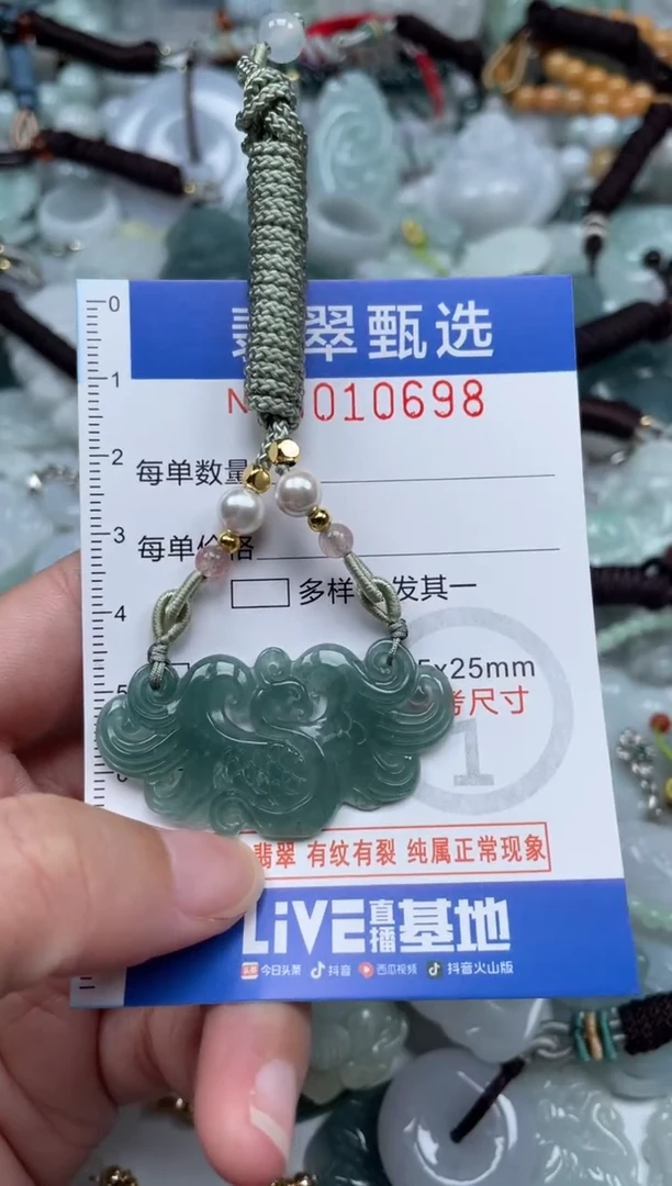 颈饰未镶嵌翡翠10698