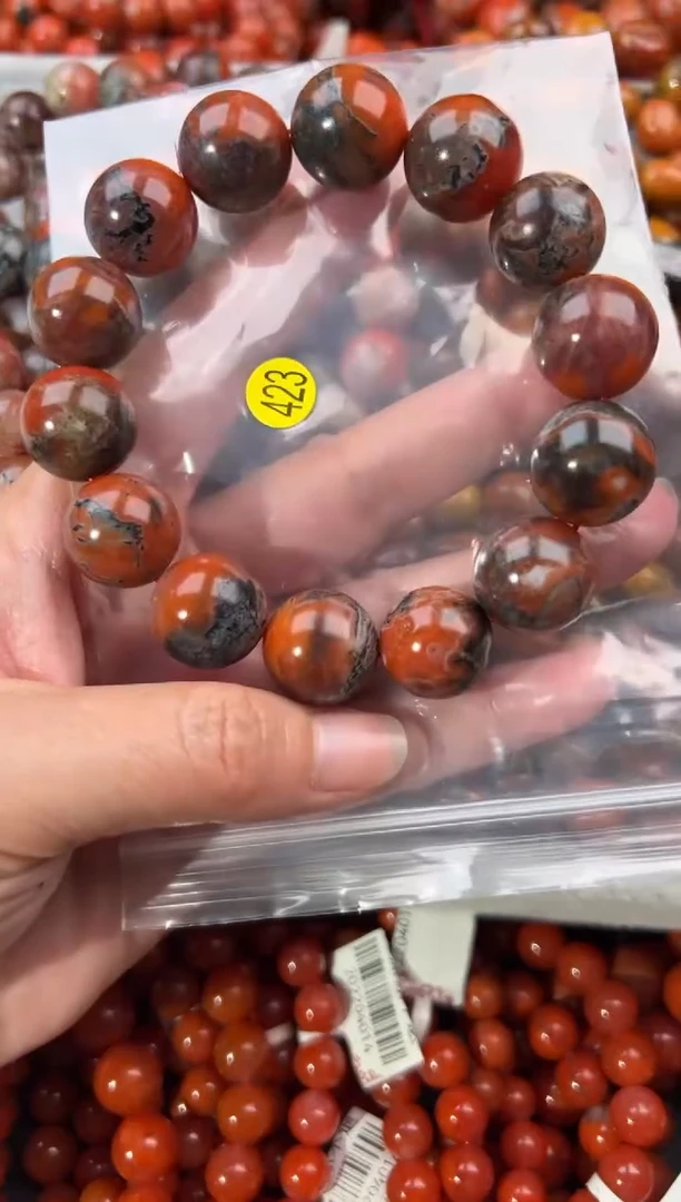 未镶嵌手串南红玛瑙16+